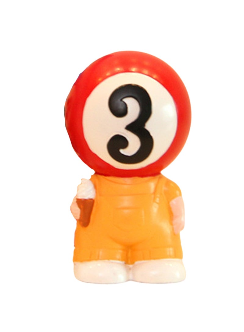 Billiard Tabletop Ornaments (No. 3) Billiard Ball Shaped Decorations Home Billiard Decorations Tabletop Billiard Decorations - Image 1
